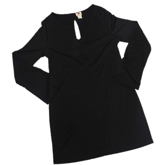 one clothing Dresses & Skirts - Plus Size 2XL Cutout Black Dress Midi